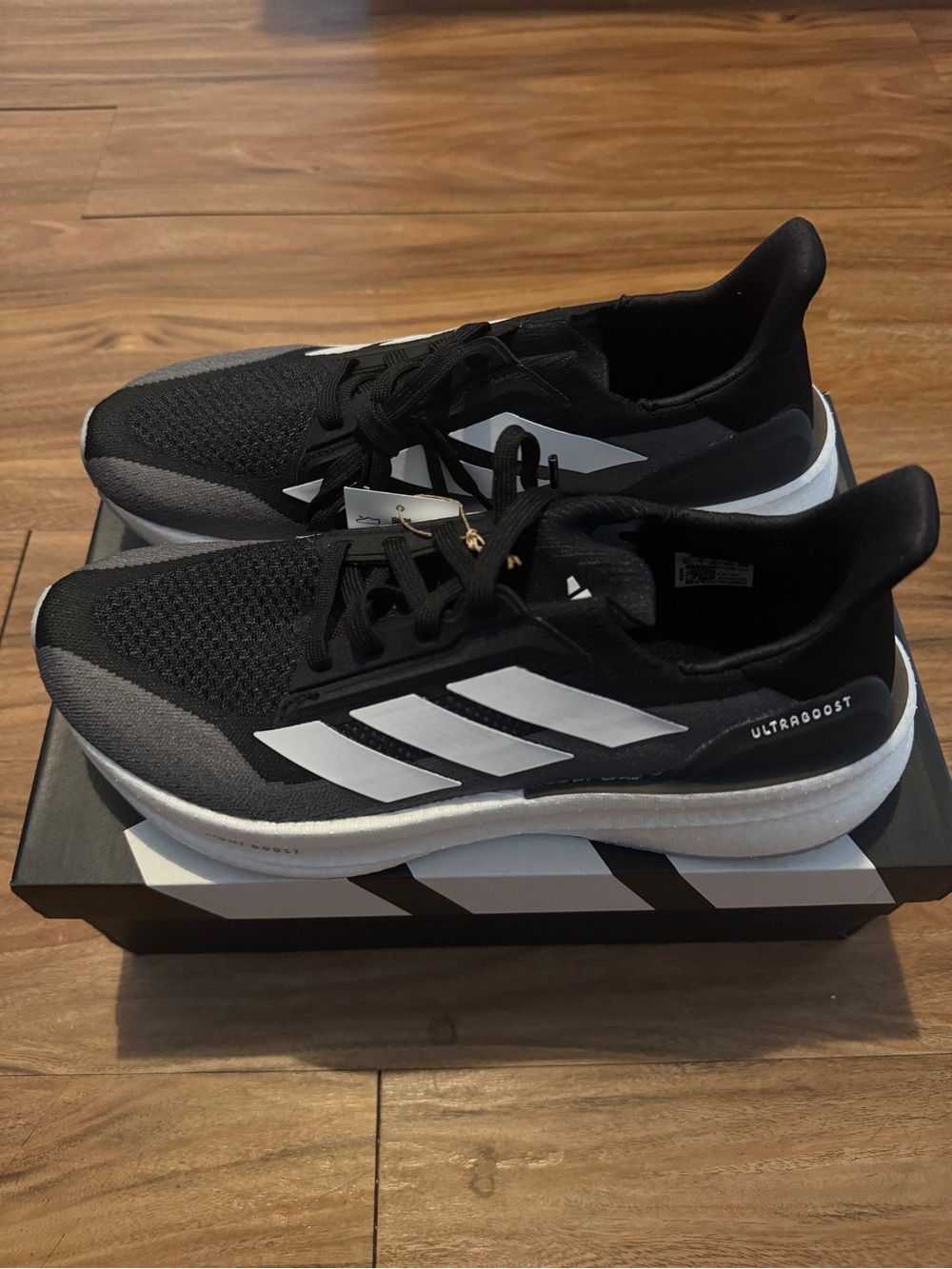adidas  Ultraboost Black and White Running sneakers